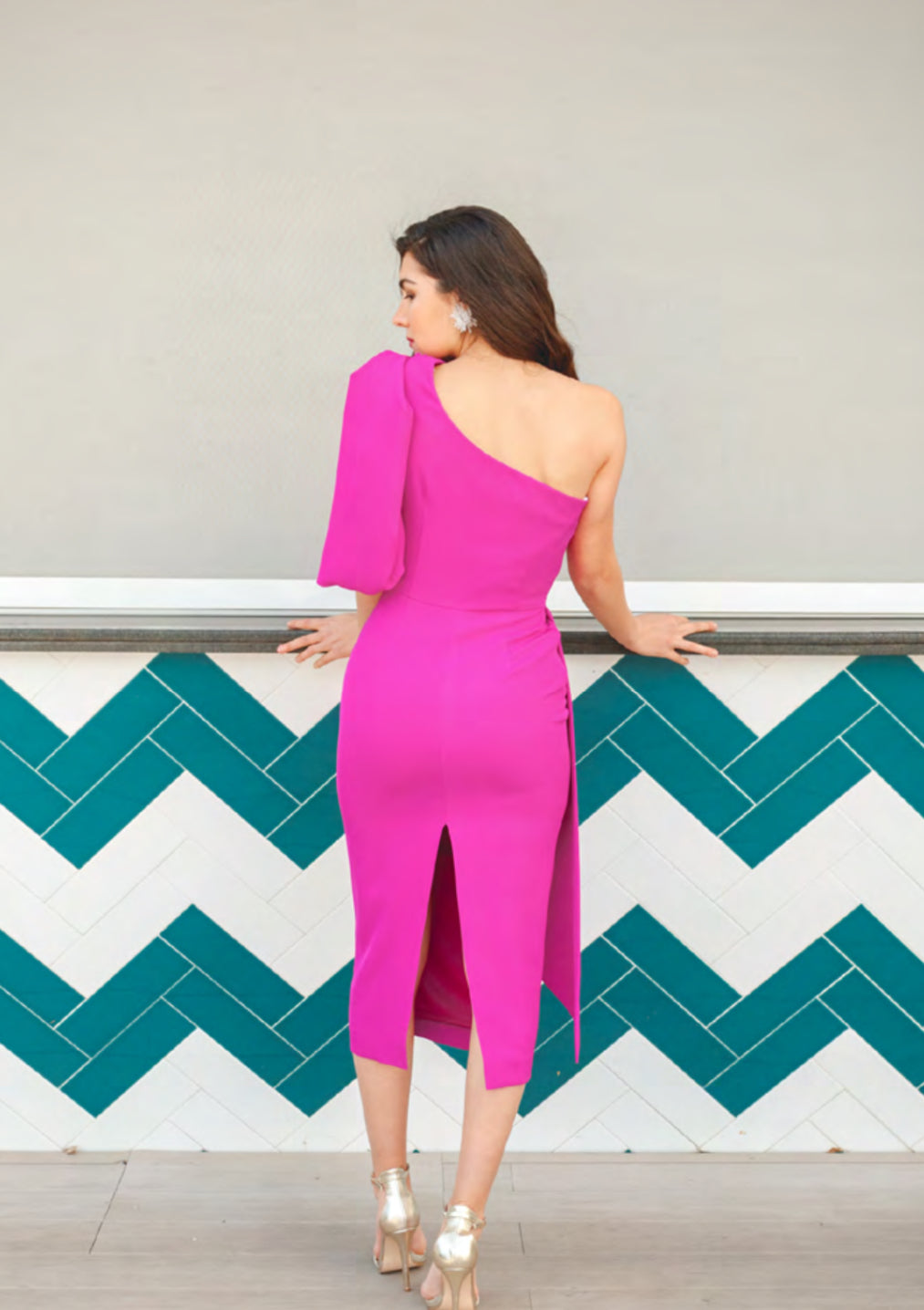 CLAVEL | Vestido midi